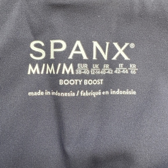 SPANX Booty Boost Leggings Keyhole Tank Dark Storm Souls Grip Socks Lagree M - Picture 2 of 4